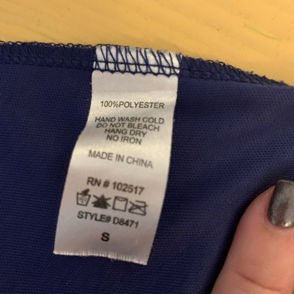 Royal blue cocktail dress - Picture 4 of 4